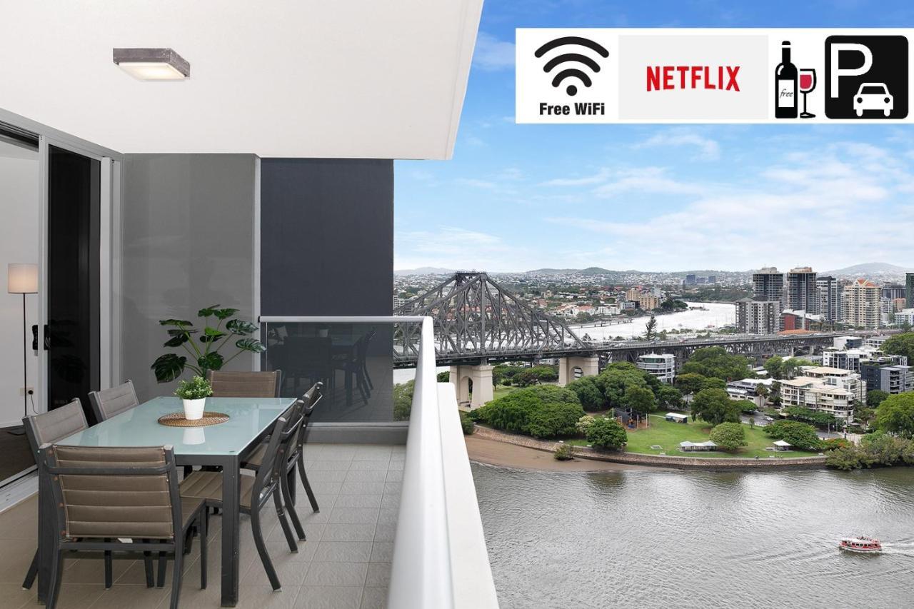 Amazing River View - 3 Bedroom Apartment - Brisbane Cbd - Netflix - Fast Wifi - Carpark Exterior photo